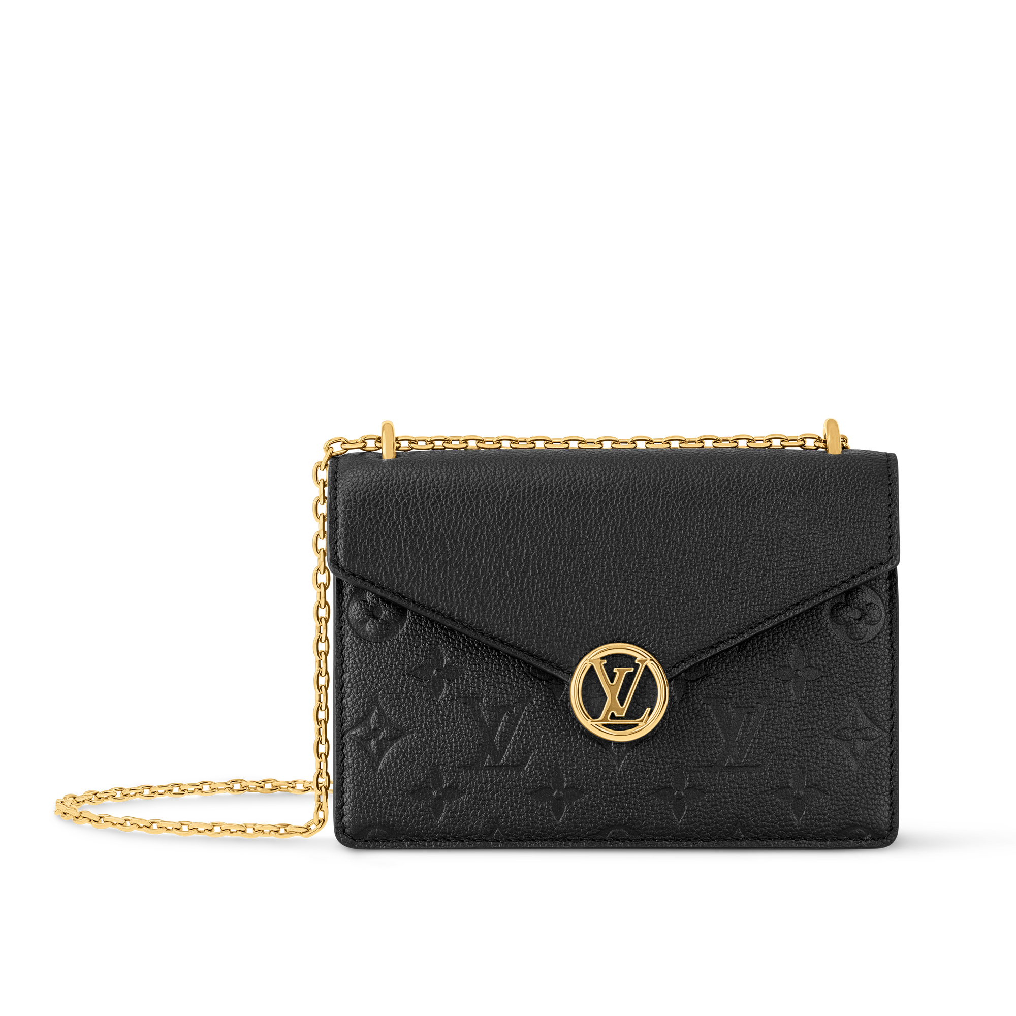 Wallet On Chain Rosy Monogram Empreinte Leather - Women - Small
